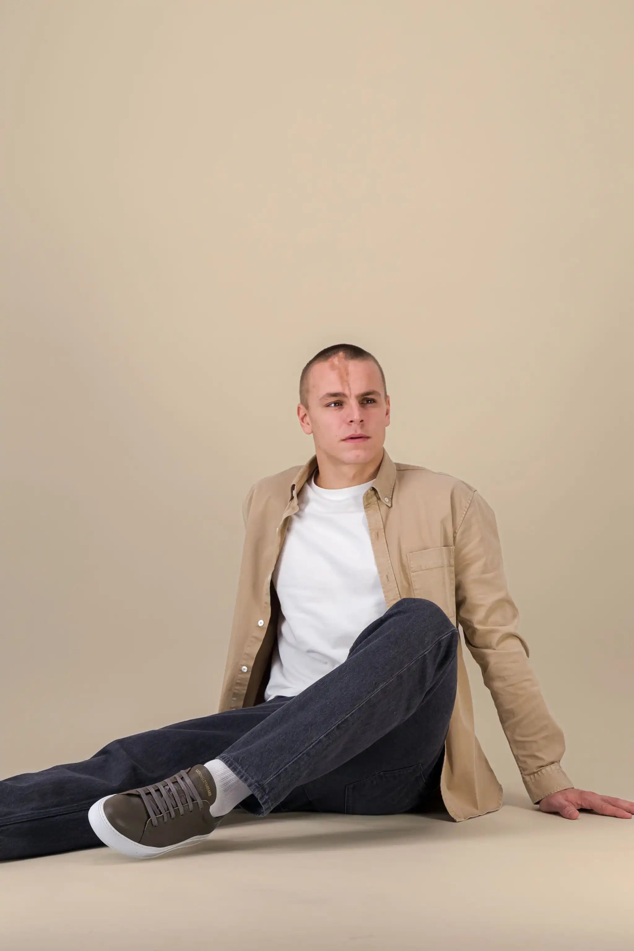 Sneakers Homme EDITION 3 Taupe Grained