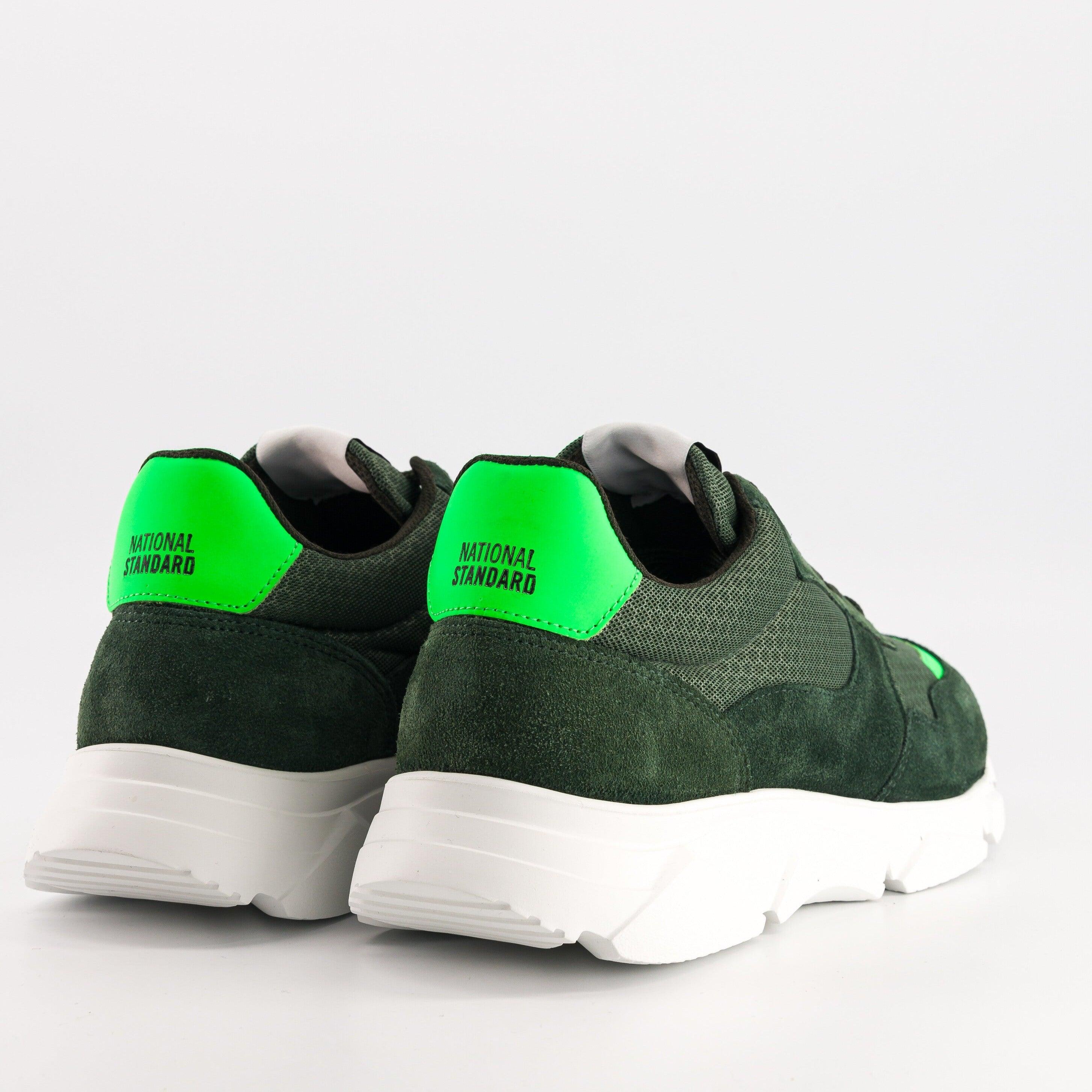 Sneakers Homme EDITION 7 Kaki Fluo