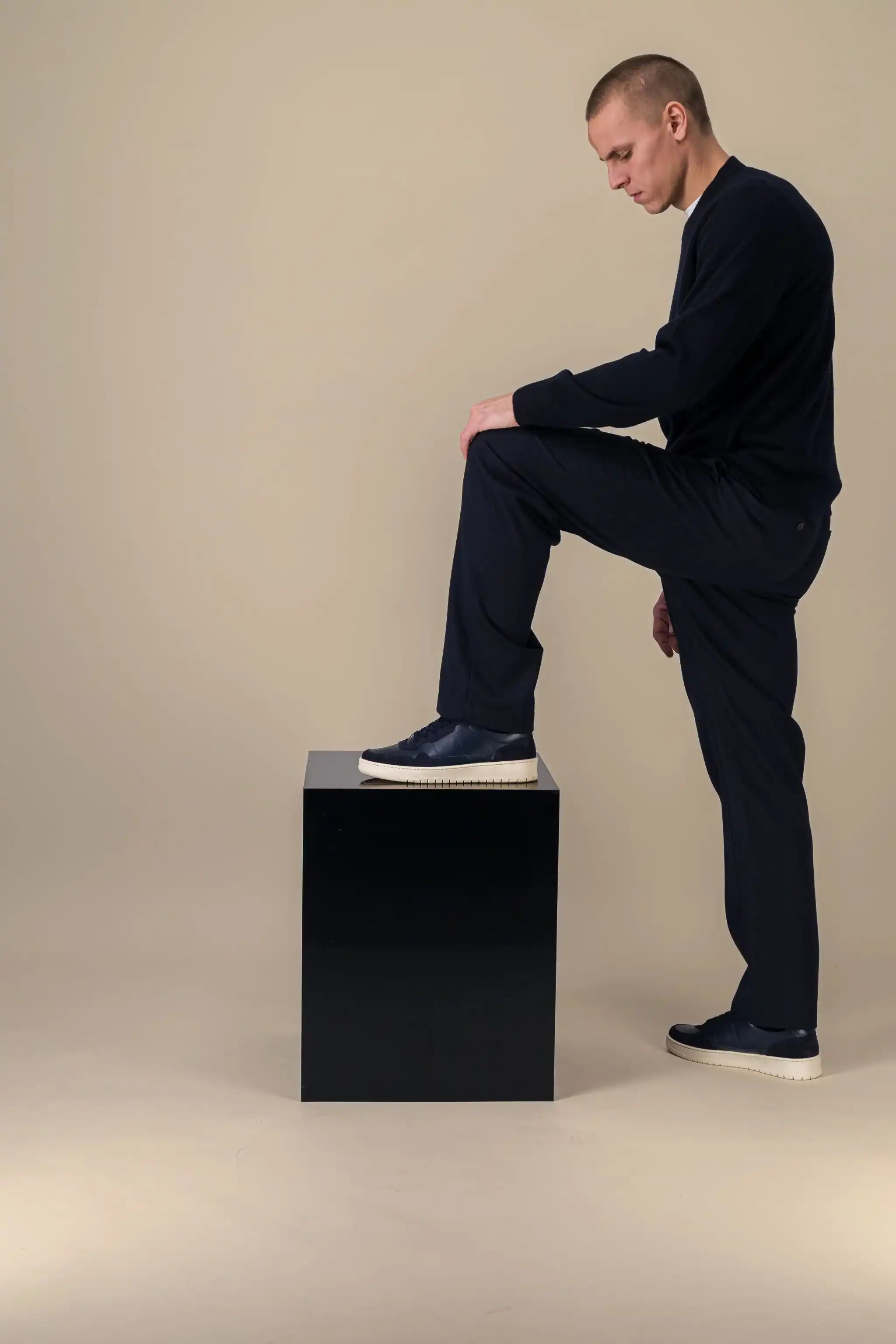 Sneakers Homme EDITION 6 Navy Suede