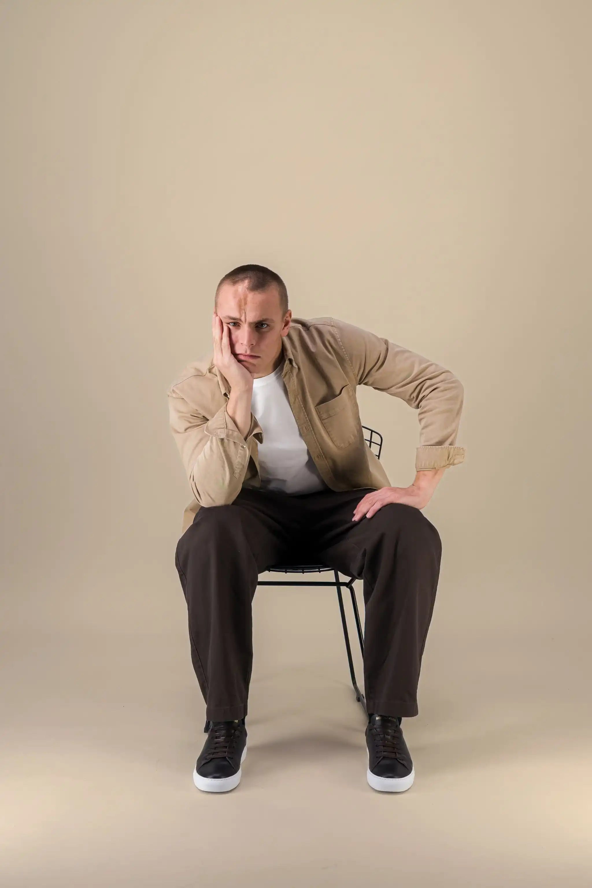 Sneakers Homme EDITION 3 Brown Grained