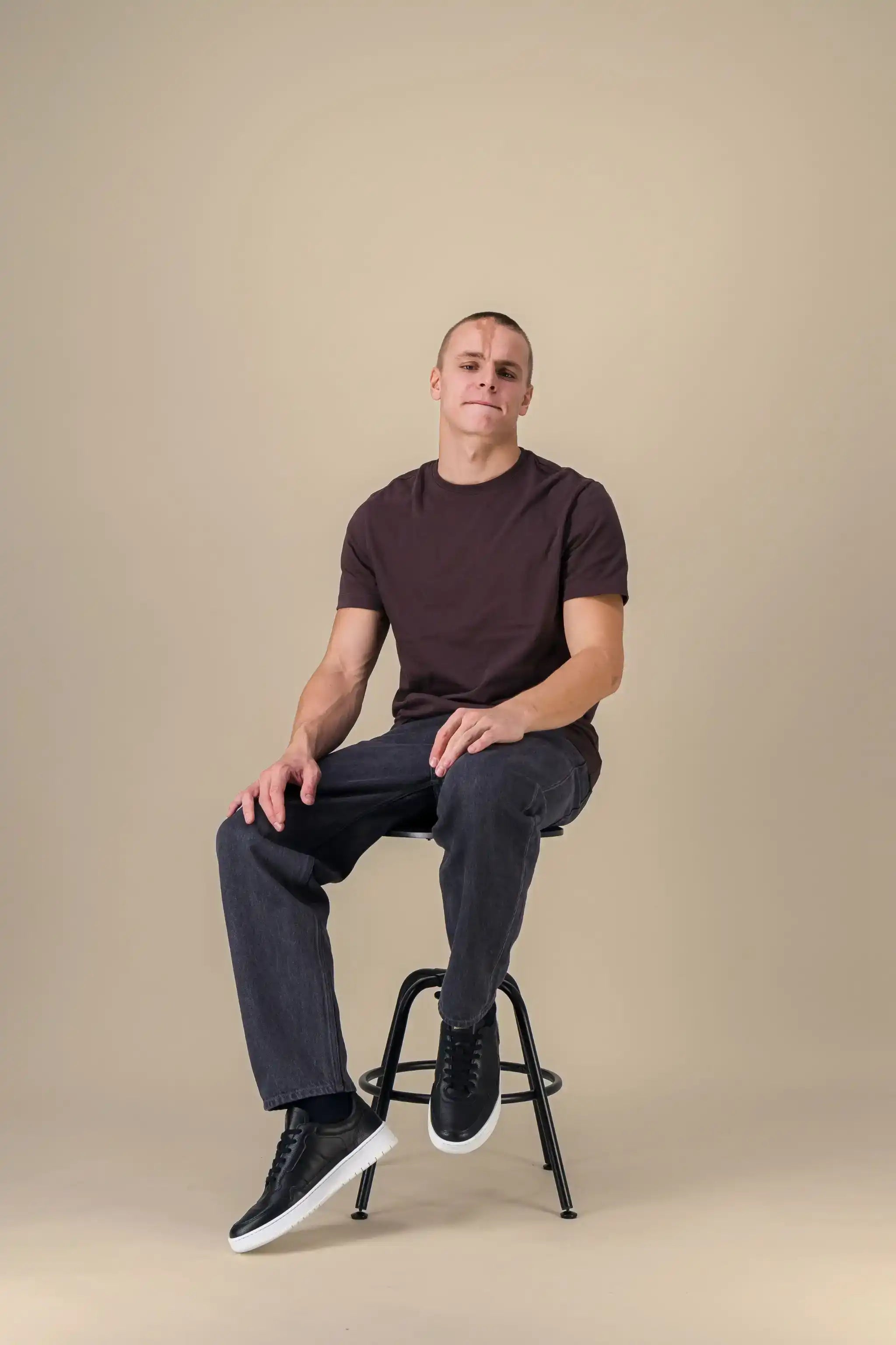 Sneakers Homme EDITION 6 Black Leather