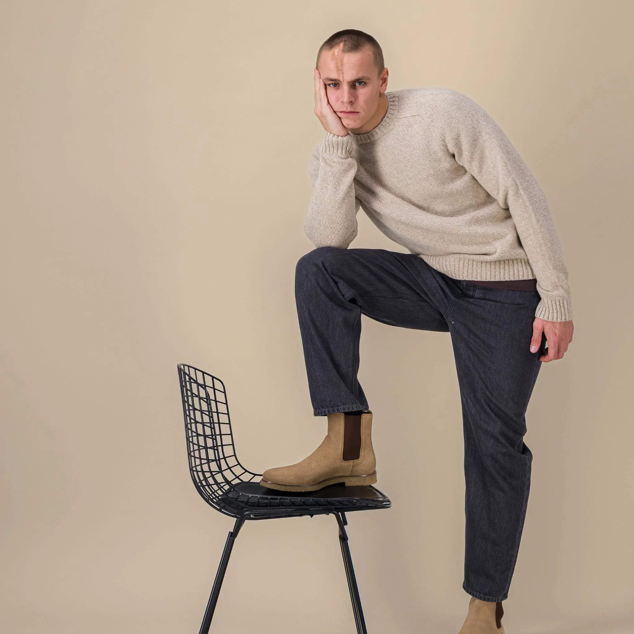Chelsea Boots Homme EDITION 15 Natural Suède