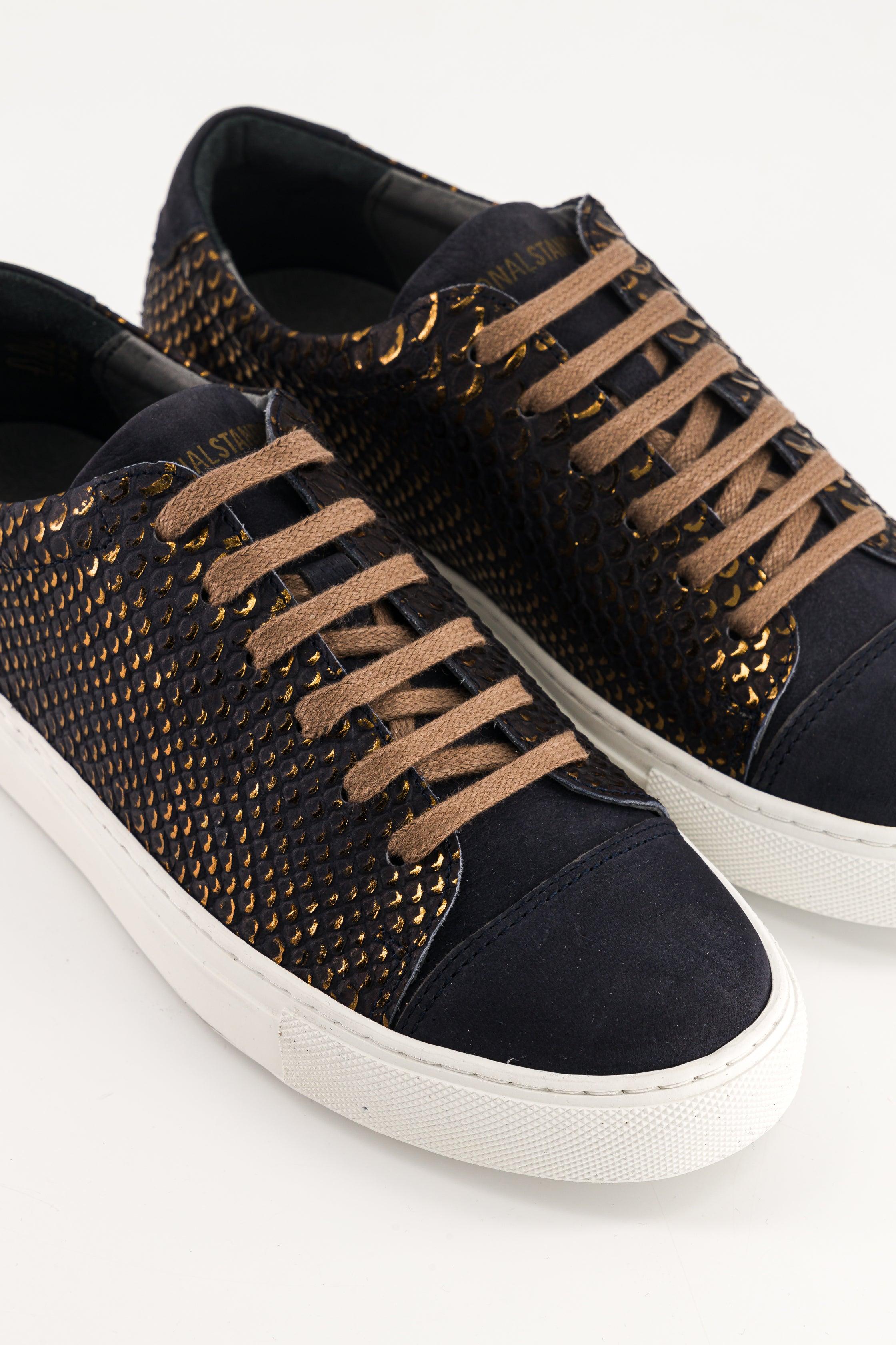 Sneakers Femme EDITION 3 Navy Croco.