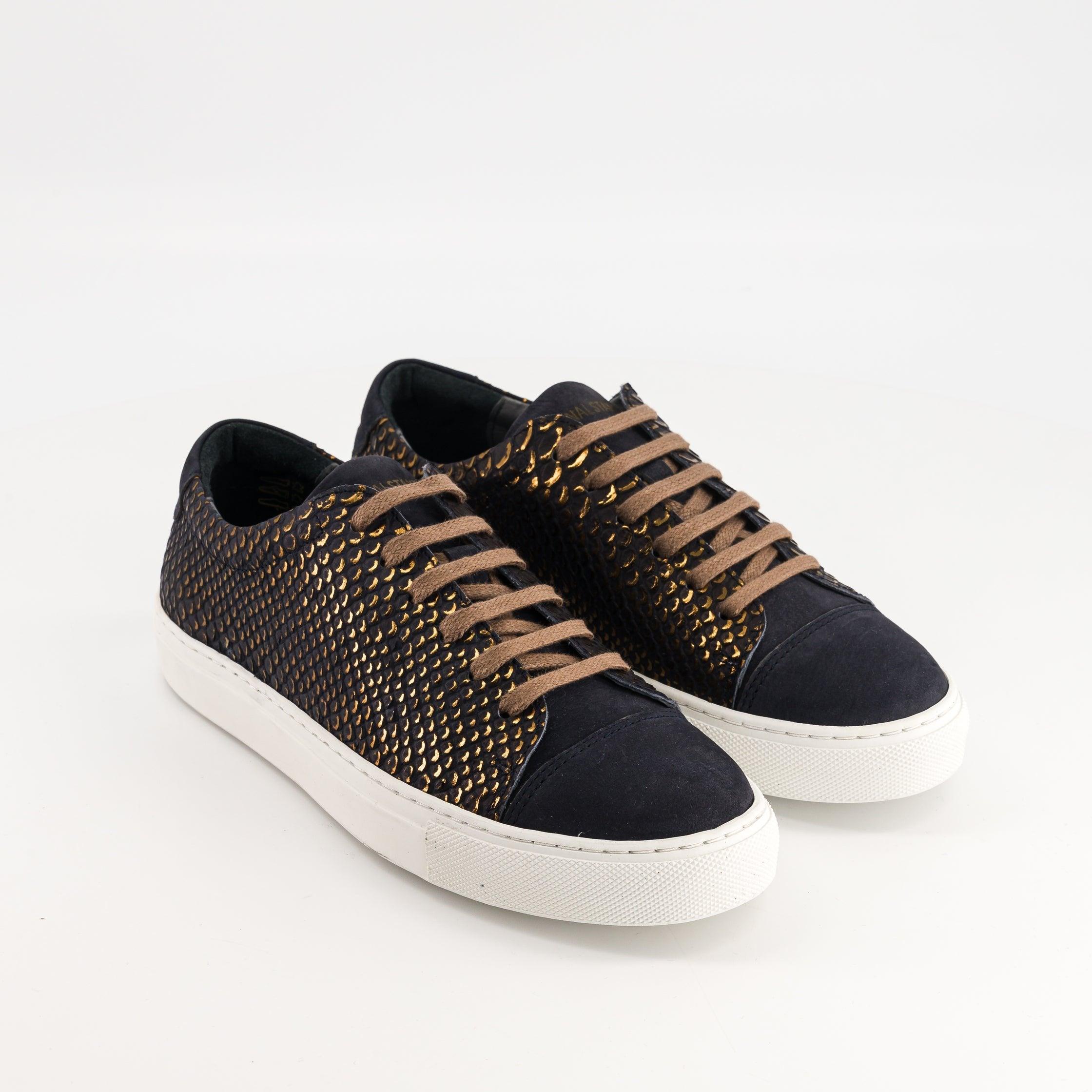 Sneakers Femme EDITION 3 Navy Croco.