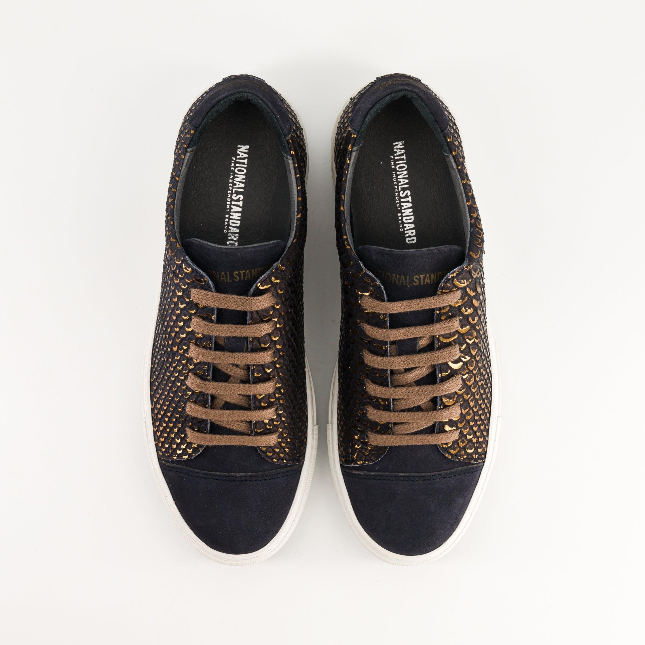 Sneakers Femme EDITION 3 Navy Croco.