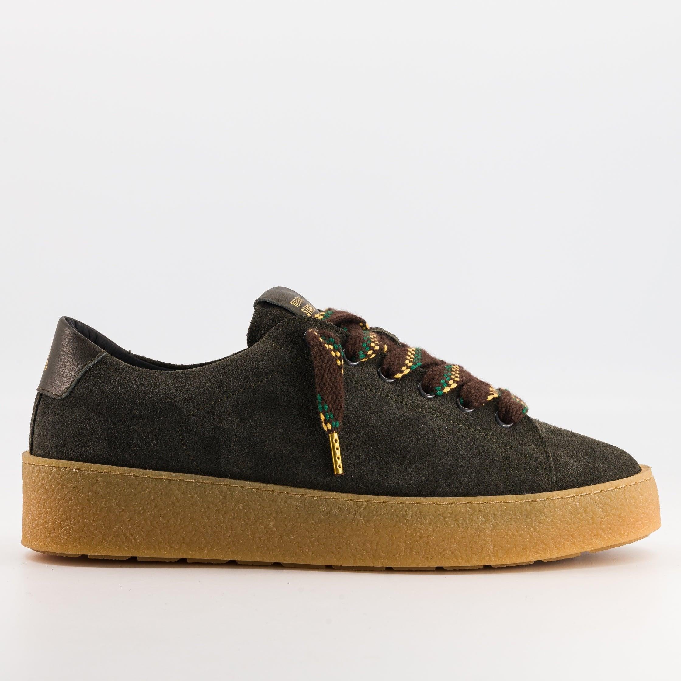 Sneakers Homme EDITION 3G Kaki Suede