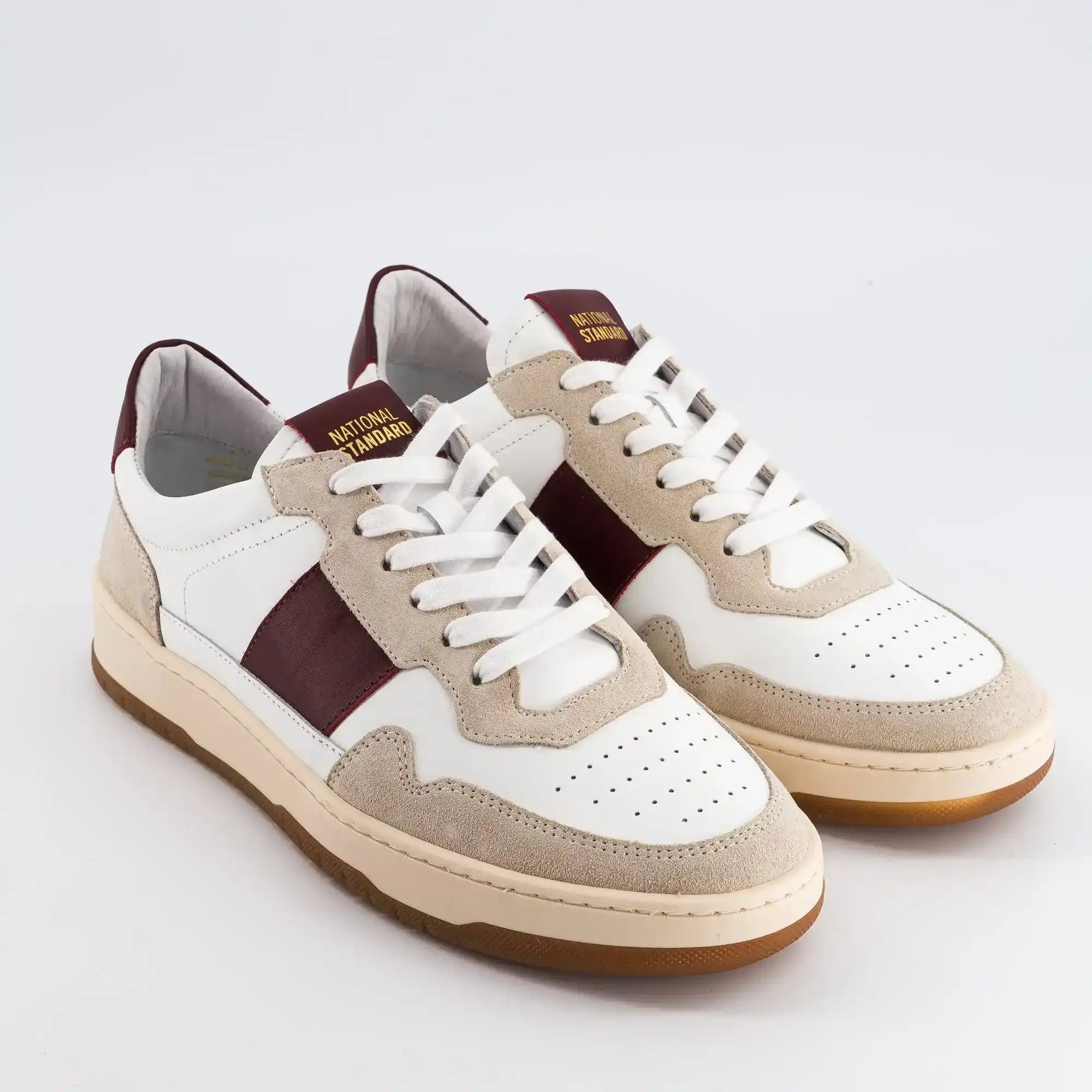 Sneakers Homme EDITION 6 Mix Suède Bordeaux