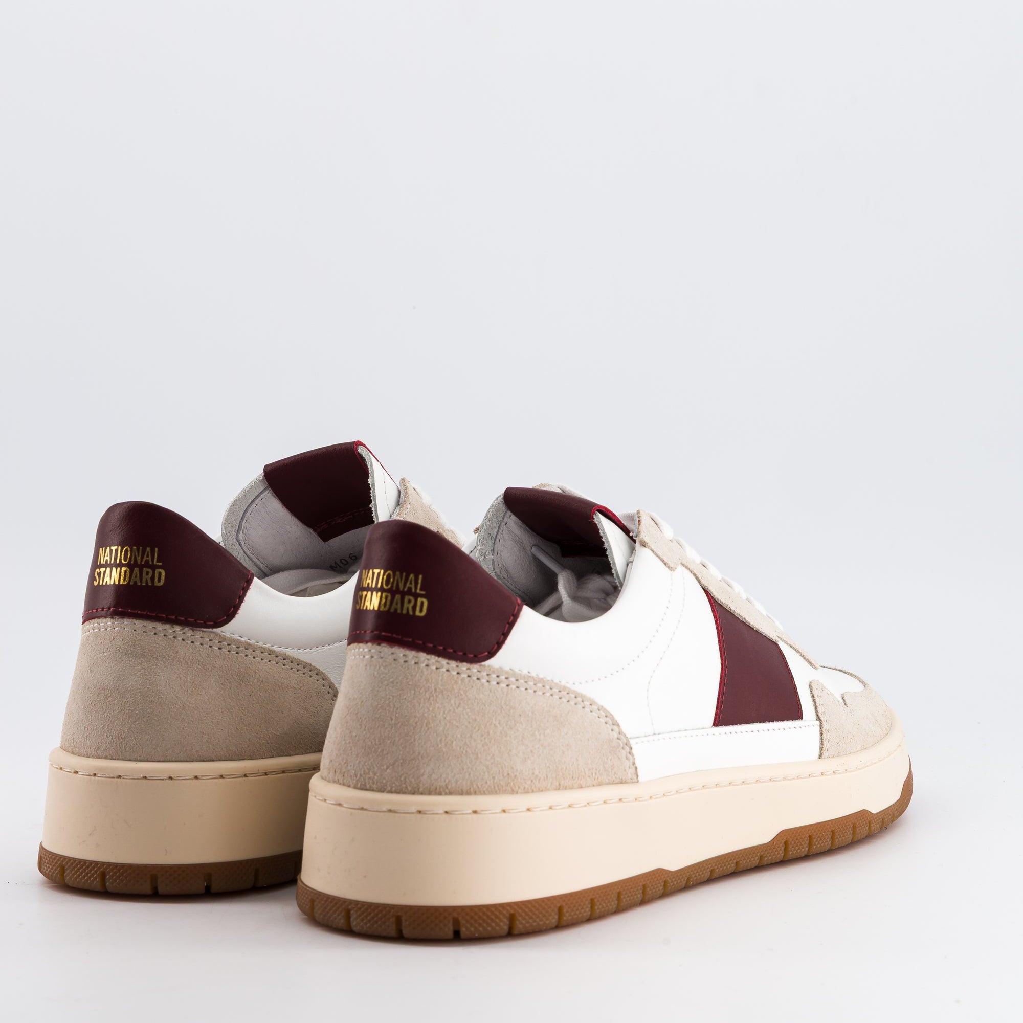 Sneakers Homme EDITION 6 Mix Suède Bordeaux