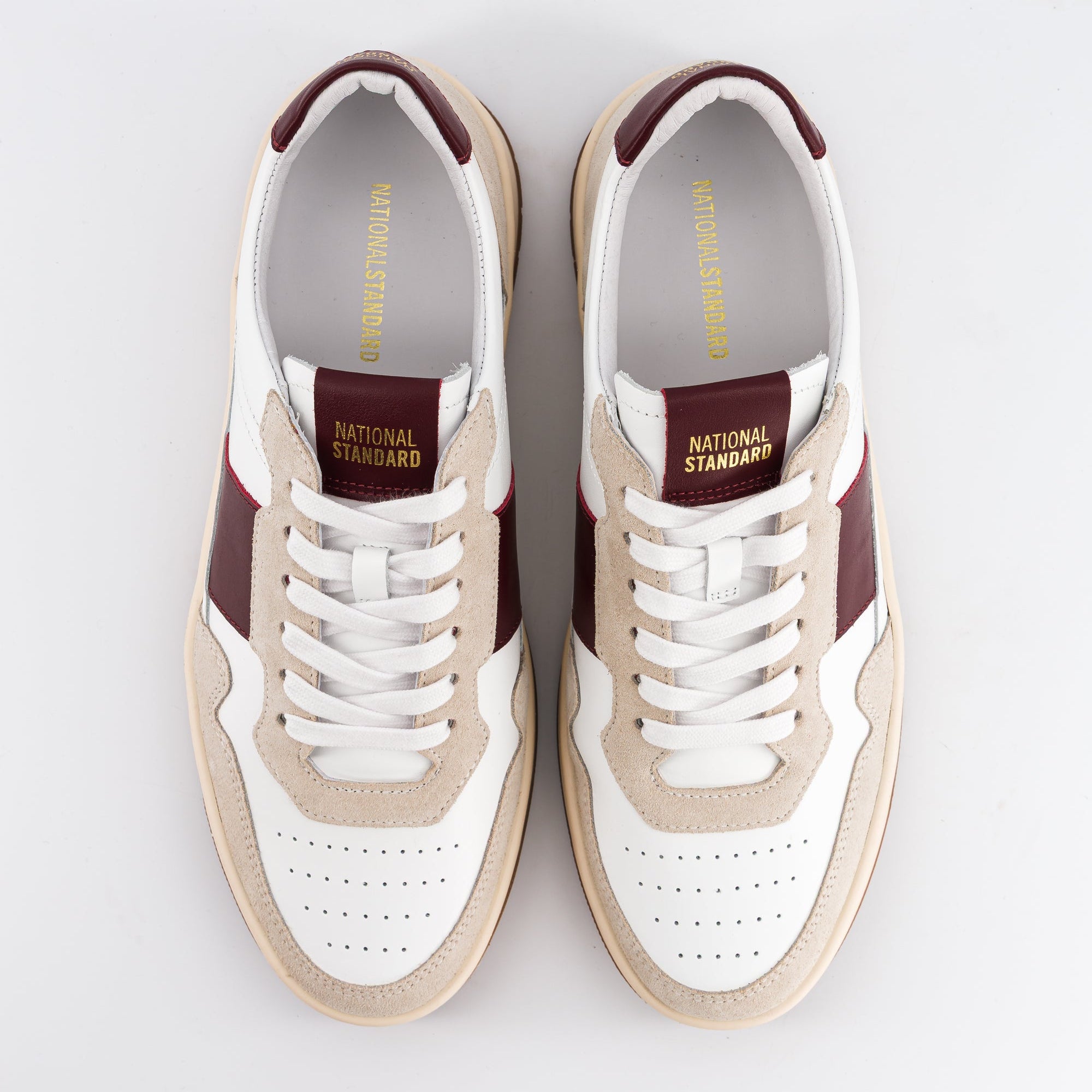 Sneakers Homme EDITION 6 Mix Suède Bordeaux