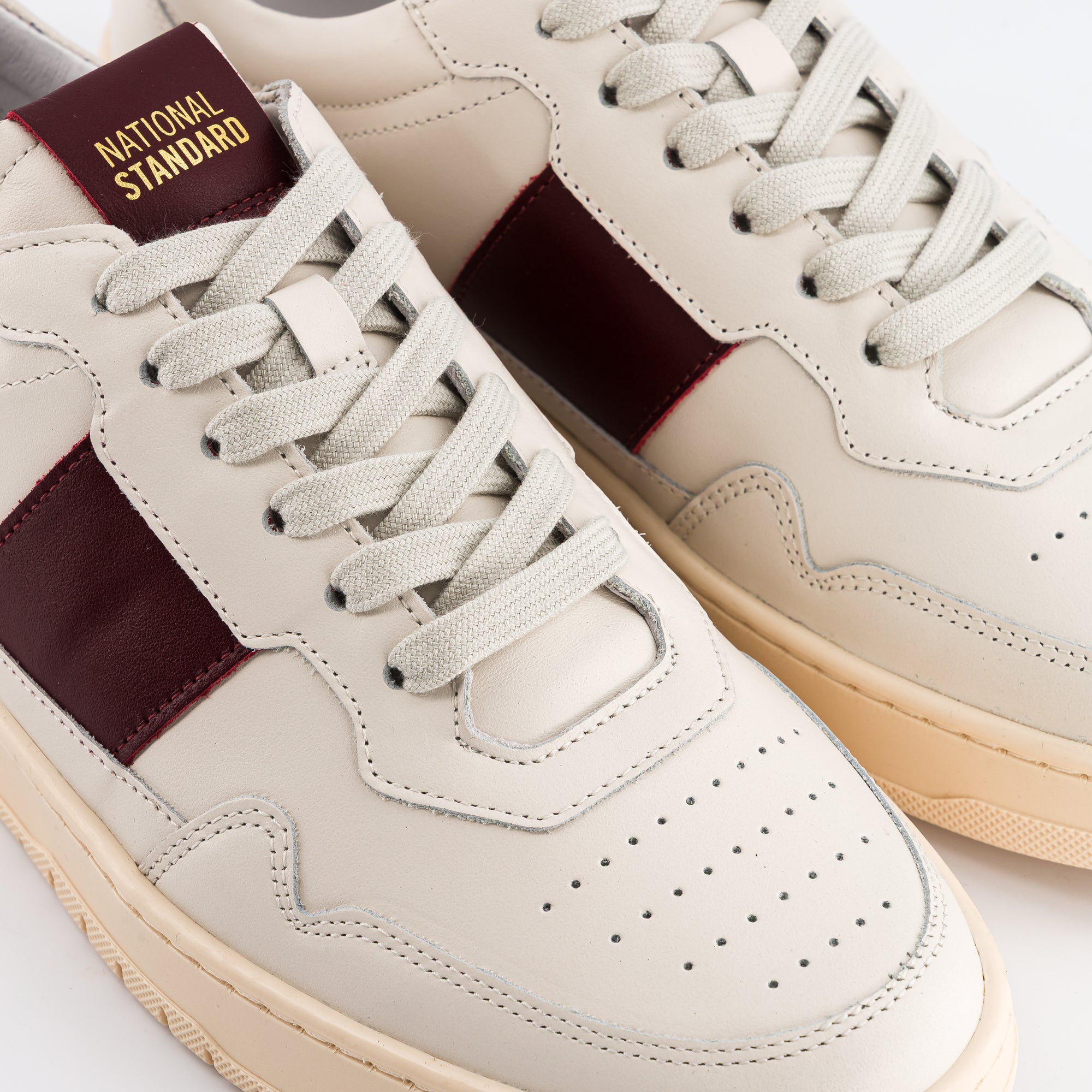 Sneakers Homme EDITION 6 Off White Burgundy
