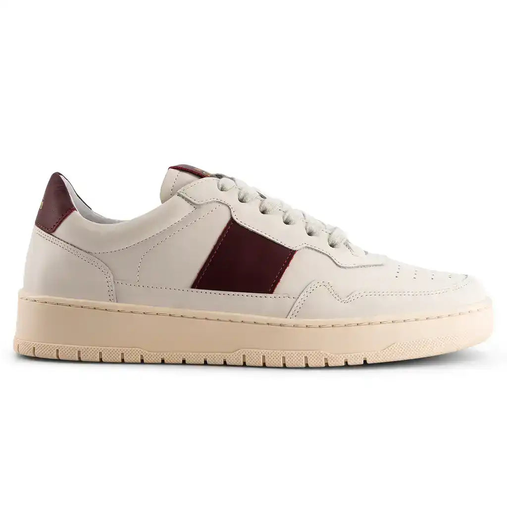 Sneakers Homme EDITION 6 Off White Burgundy