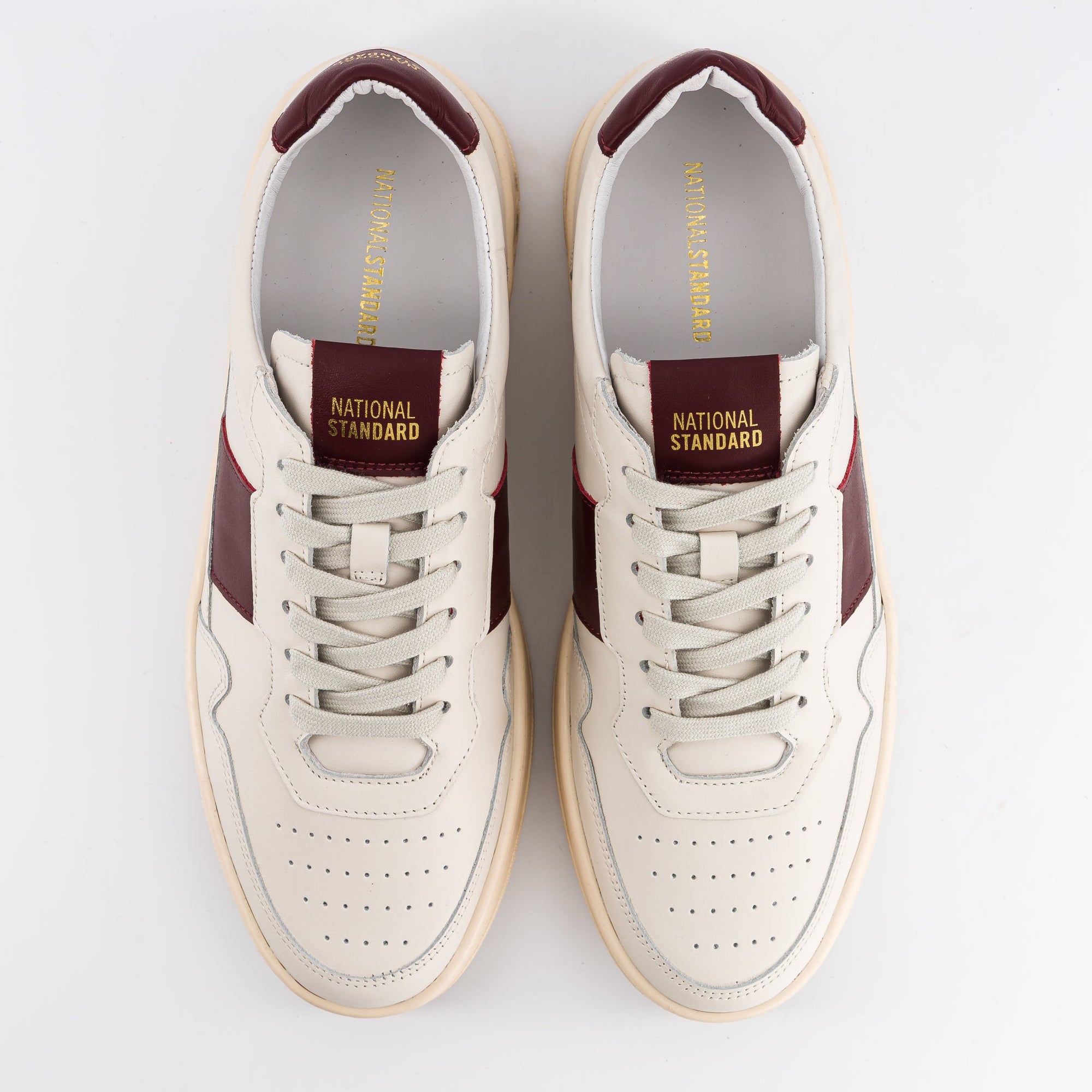 Sneakers Homme EDITION 6 Off White Burgundy