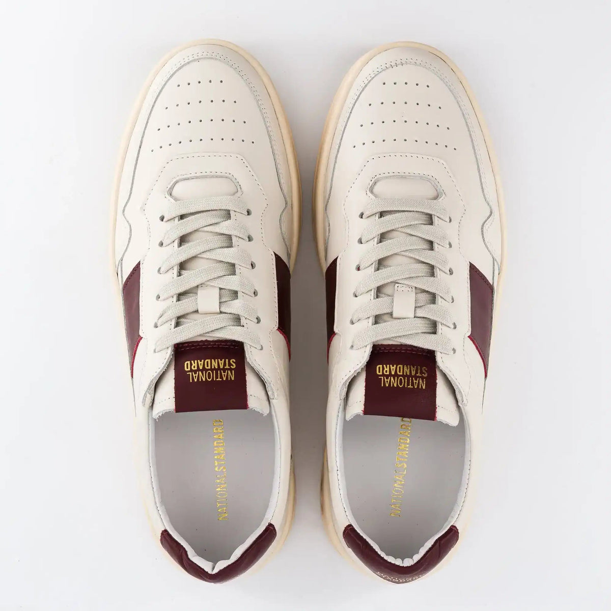 Sneakers Homme EDITION 6 Off White Burgundy