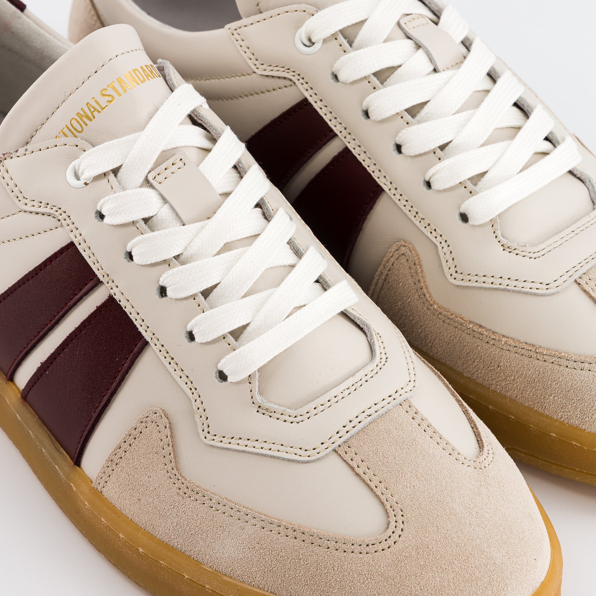 Sneakers Homme EDITION 33 Off White Burgundy