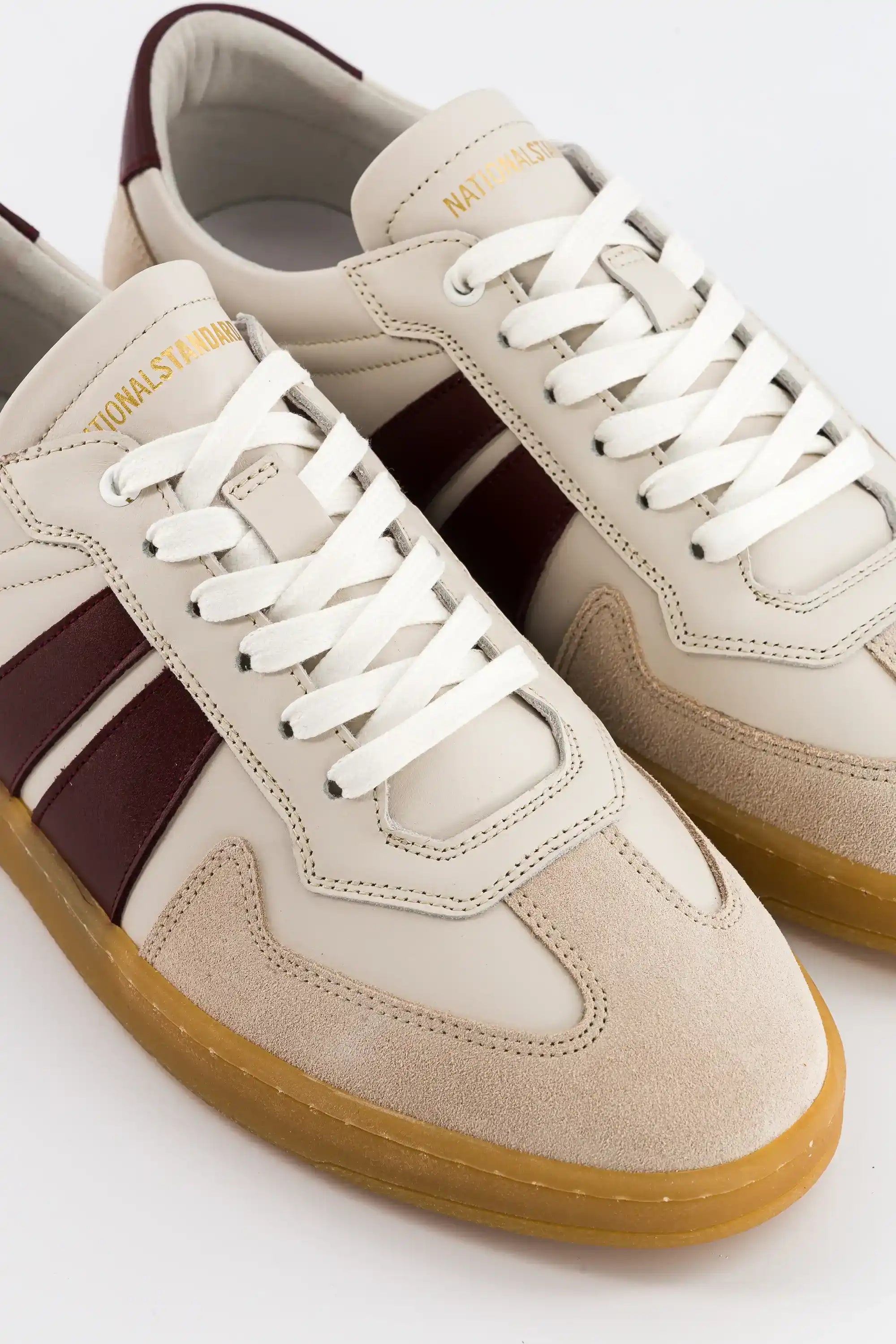 Sneakers Homme EDITION 33 Off White Burgundy