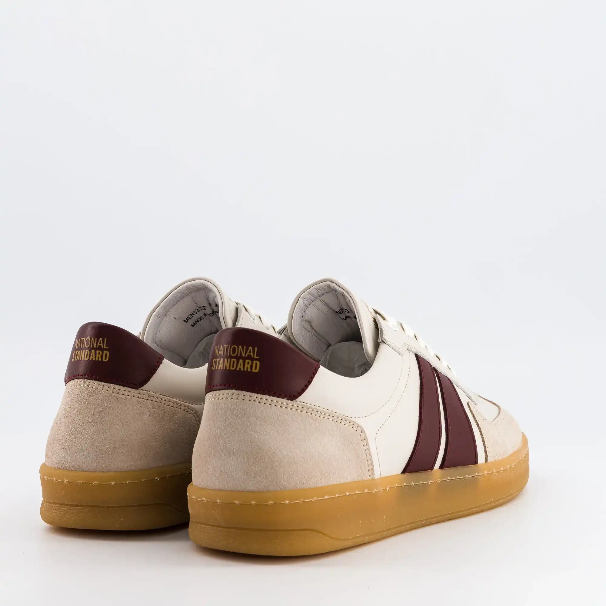 Sneakers Homme EDITION 33 Off White Burgundy
