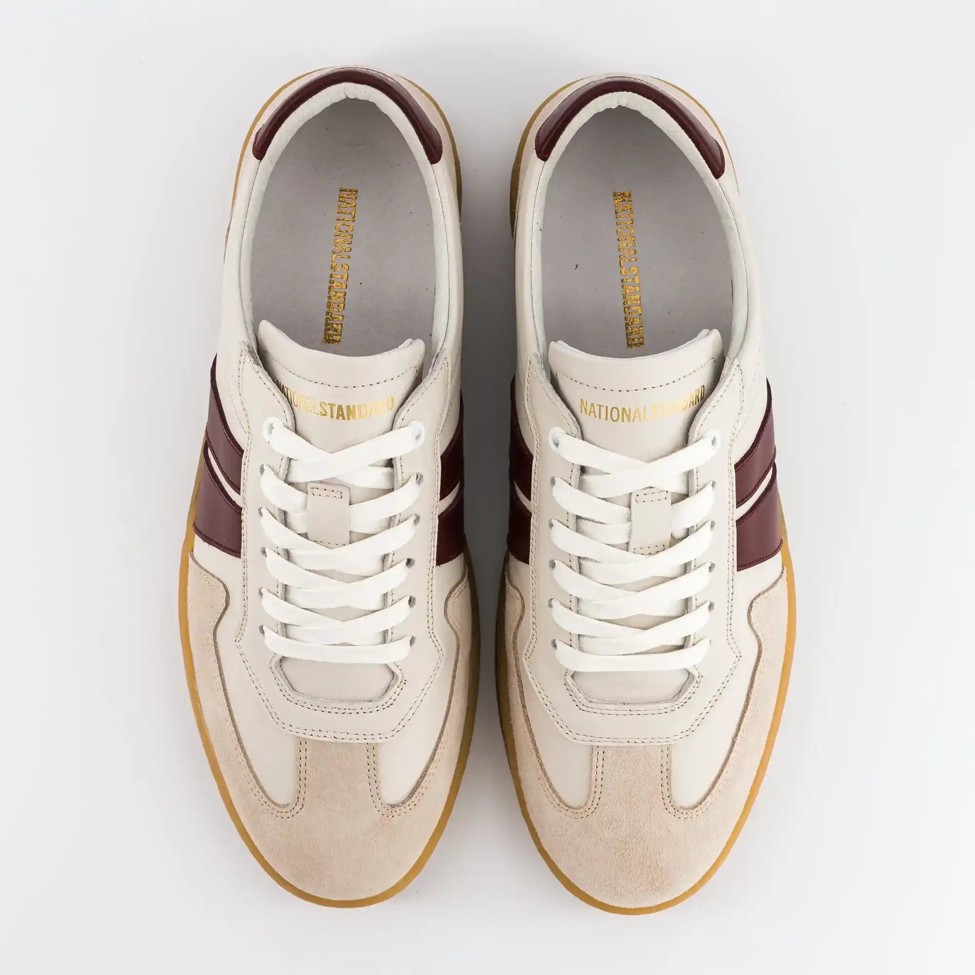Sneakers Homme EDITION 33 Off White Burgundy