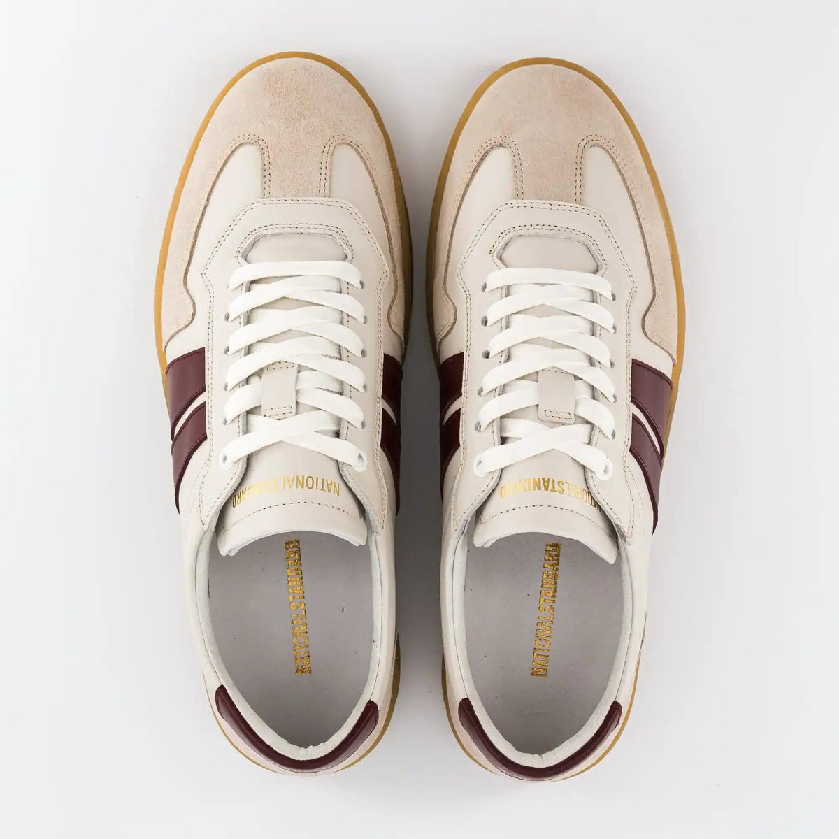 Sneakers Homme EDITION 33 Off White Burgundy