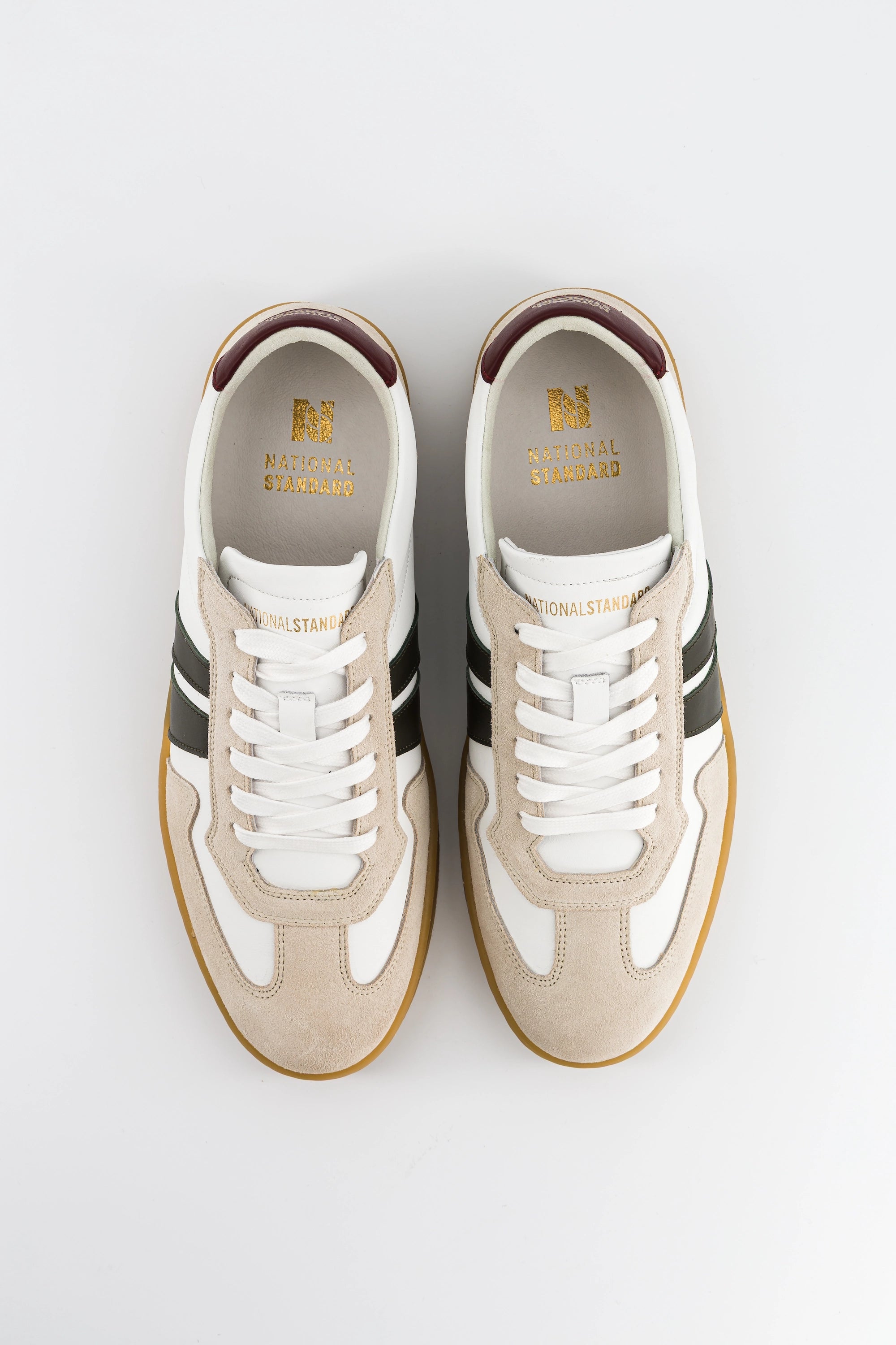 Sneakers Homme EDITION 33 Kaki Bordeaux