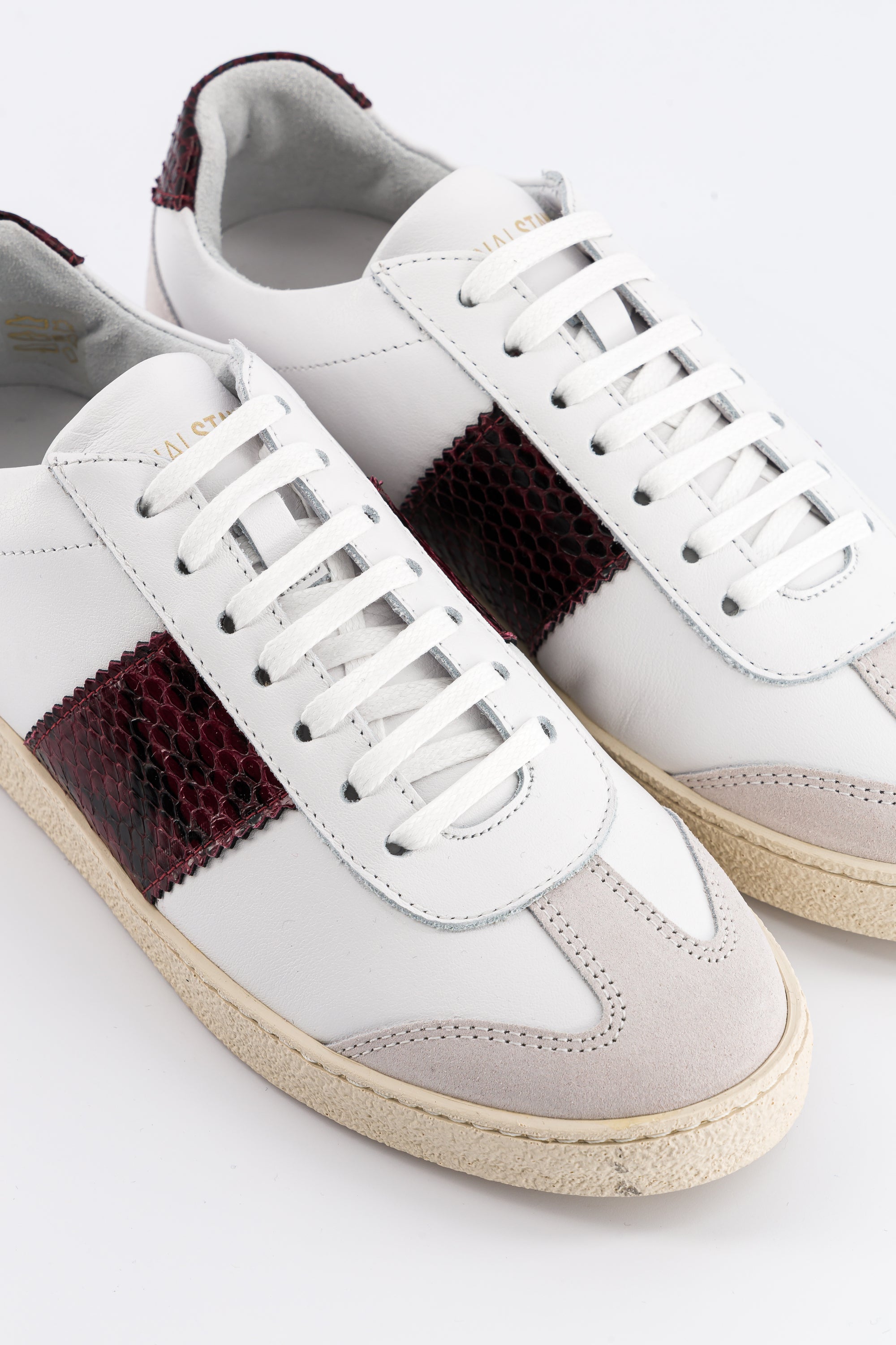 Sneakers Femme EDITION 4 Wine Snake.