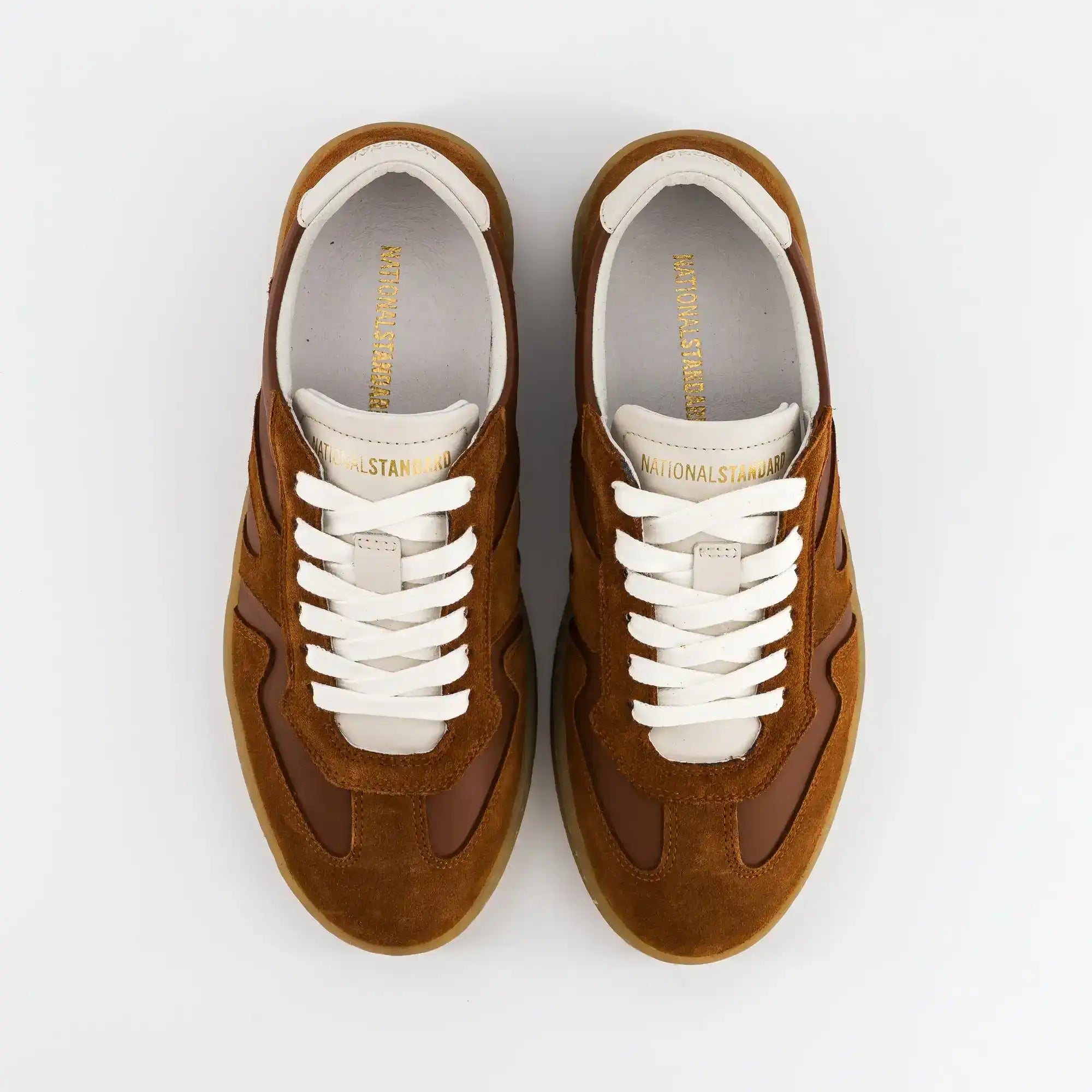 Sneakers Femme EDITION 33 White Cognac Off White.