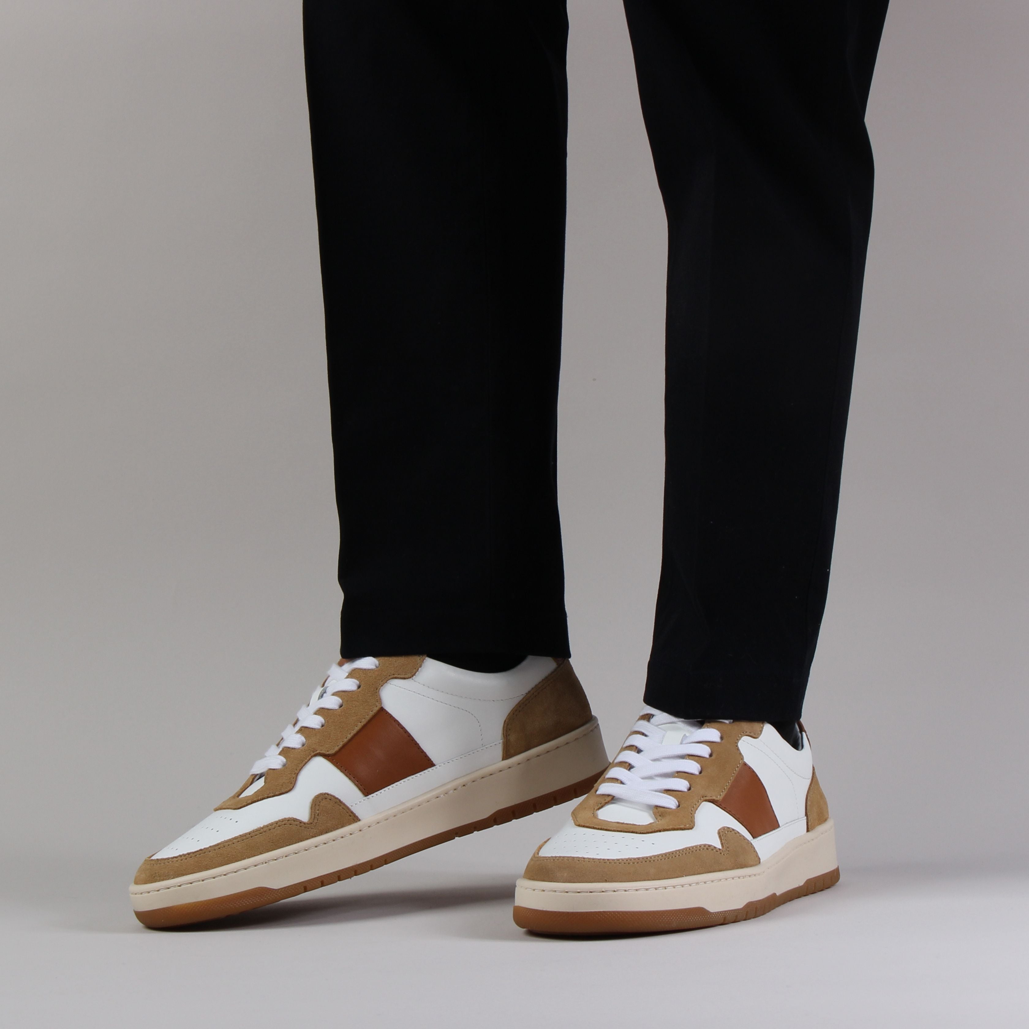 Sneakers Homme EDITION 6 White Cognac