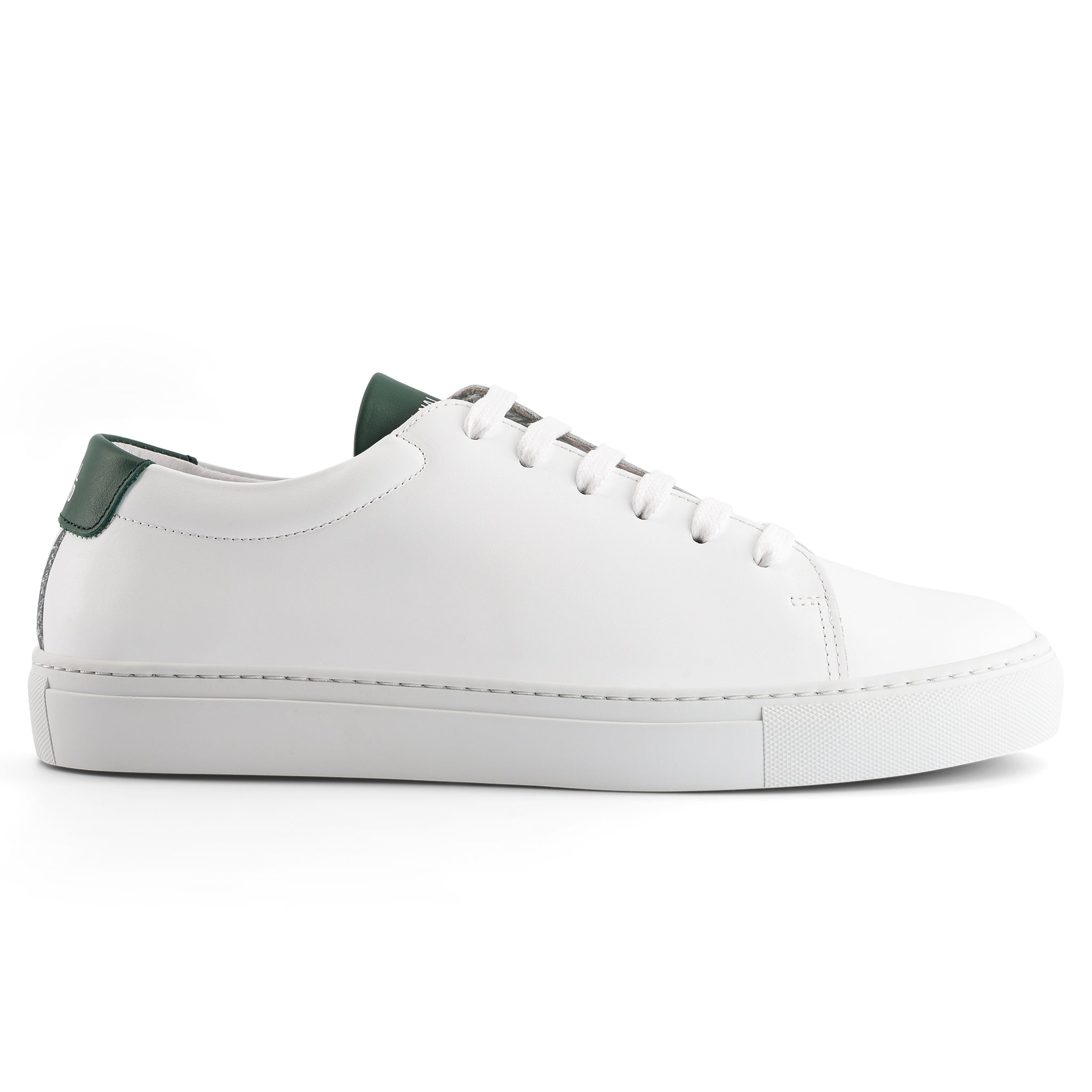 national standard Sneakers basses cuir blanc et vert homme