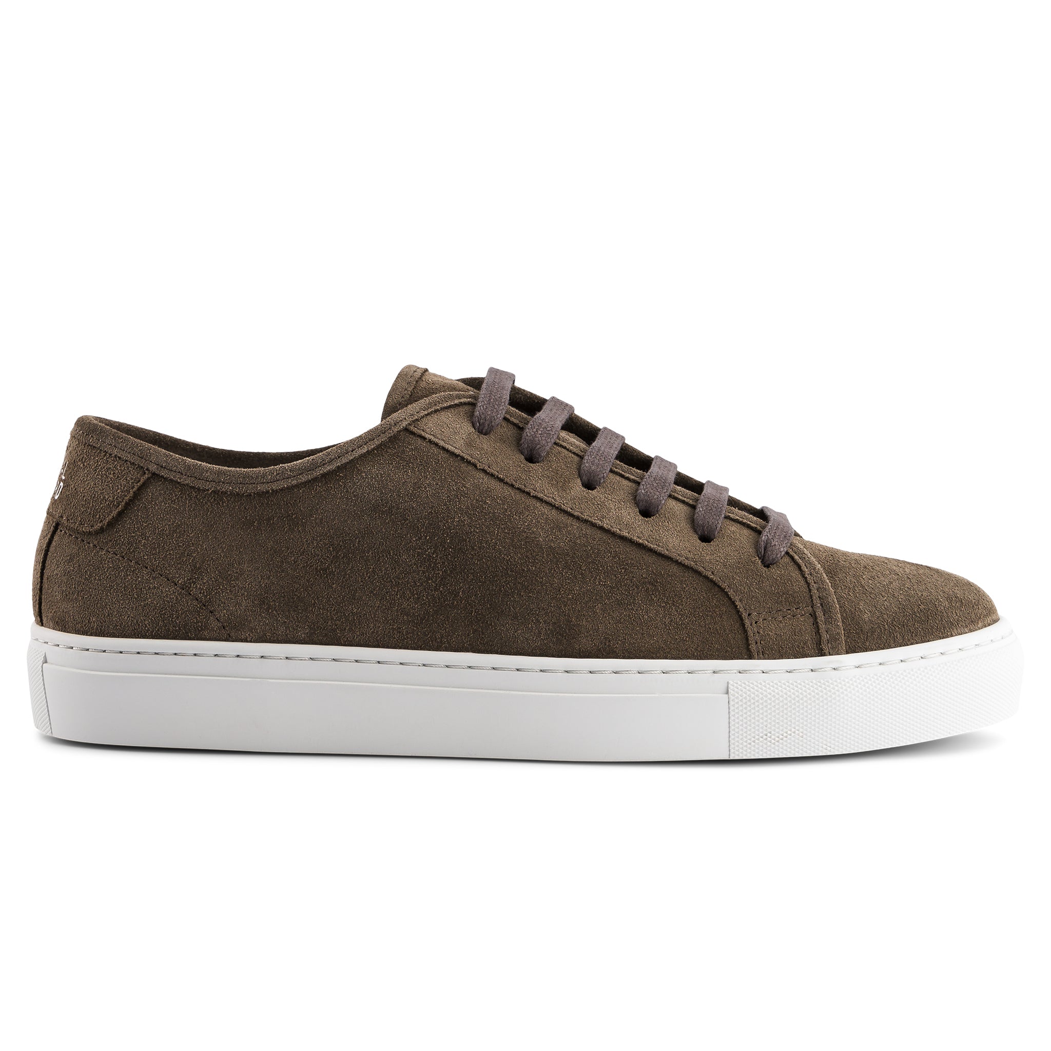 national standard Sneakers basses en cuir veau velours marron