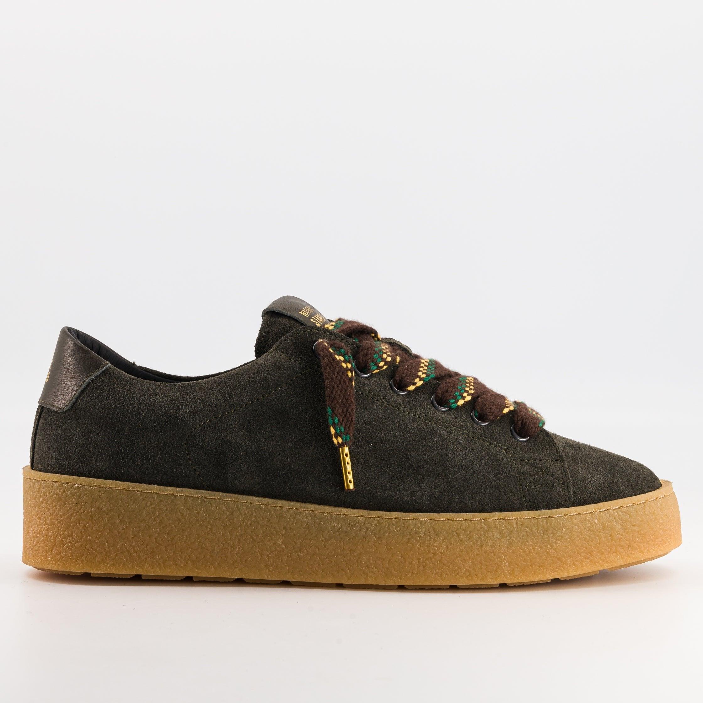 Sneakers Homme EDITION 3G Kaki Suede