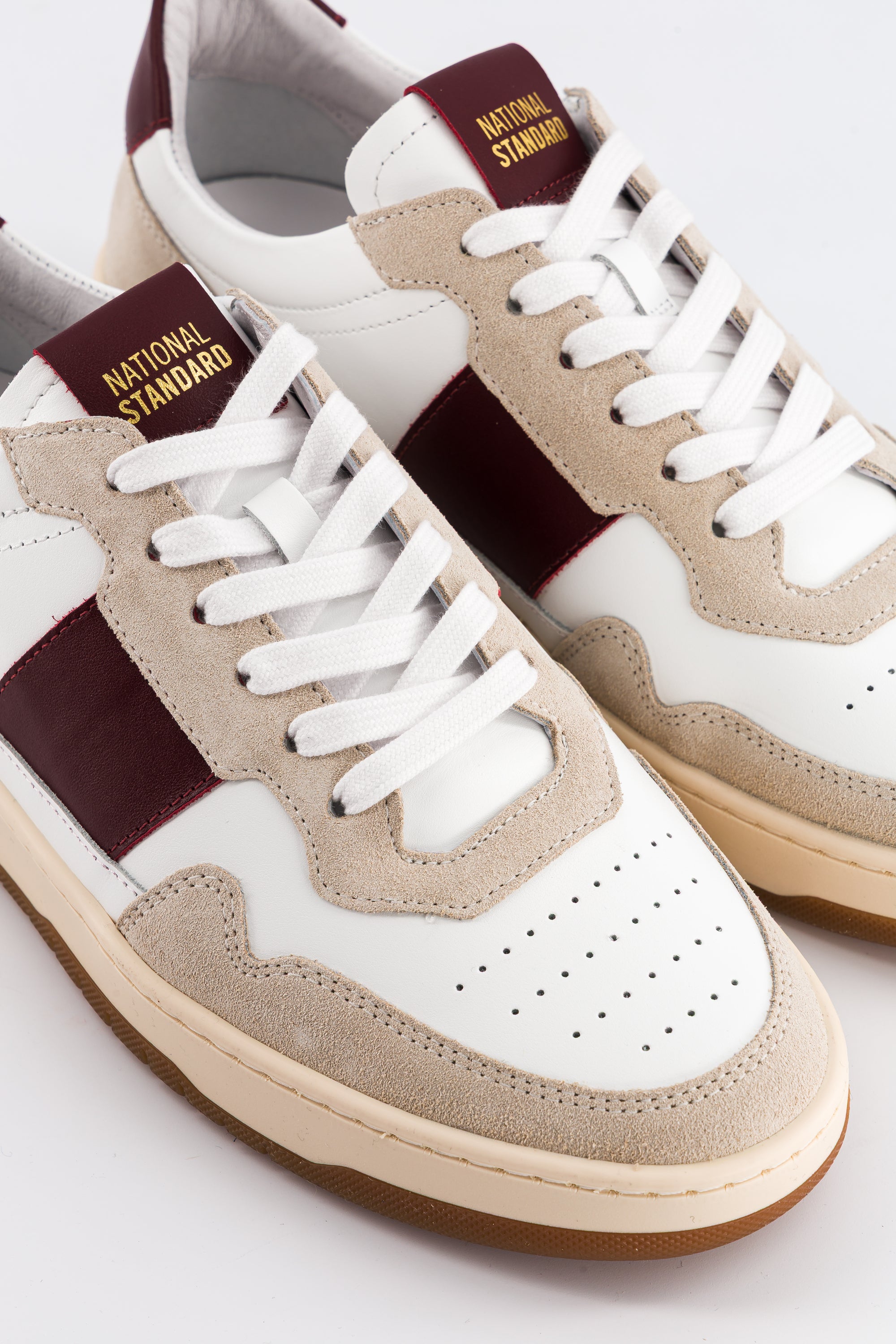 Sneakers Homme EDITION 6 Mix Suède Bordeaux