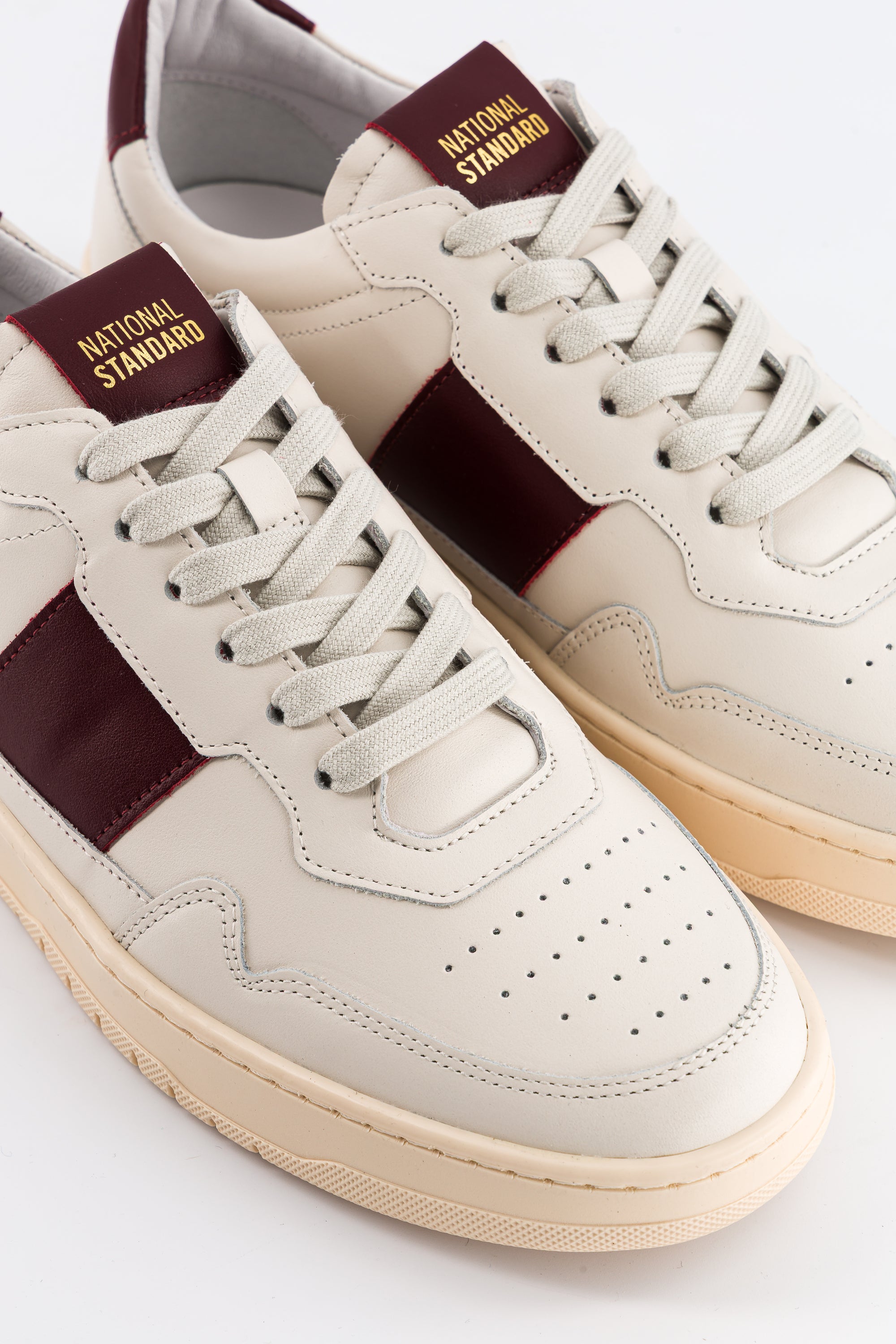 Sneakers Homme EDITION 6 Off White Burgundy
