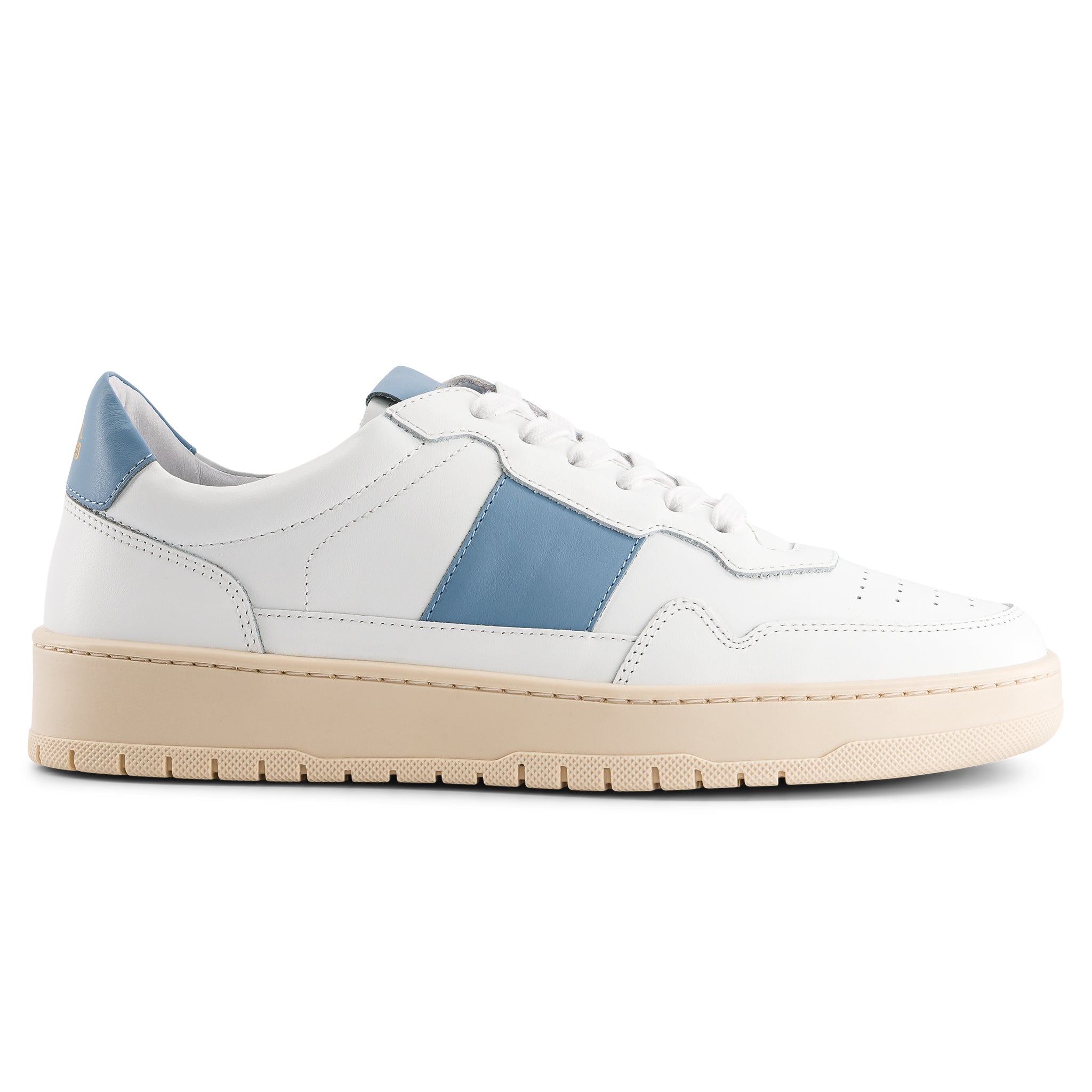 national standard Sneakers en cuir nappa blanc et bleu pour homme