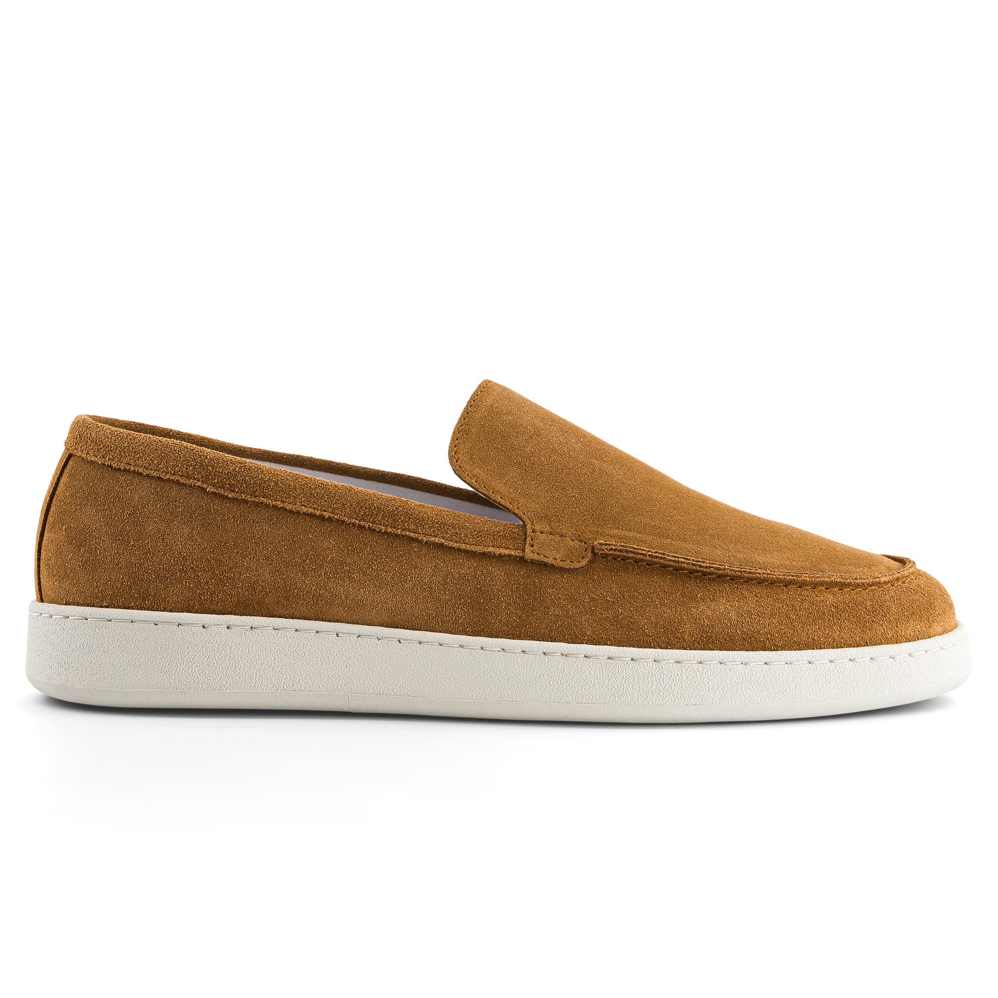 national standard Loafers en cuir veau velours marron pour homme