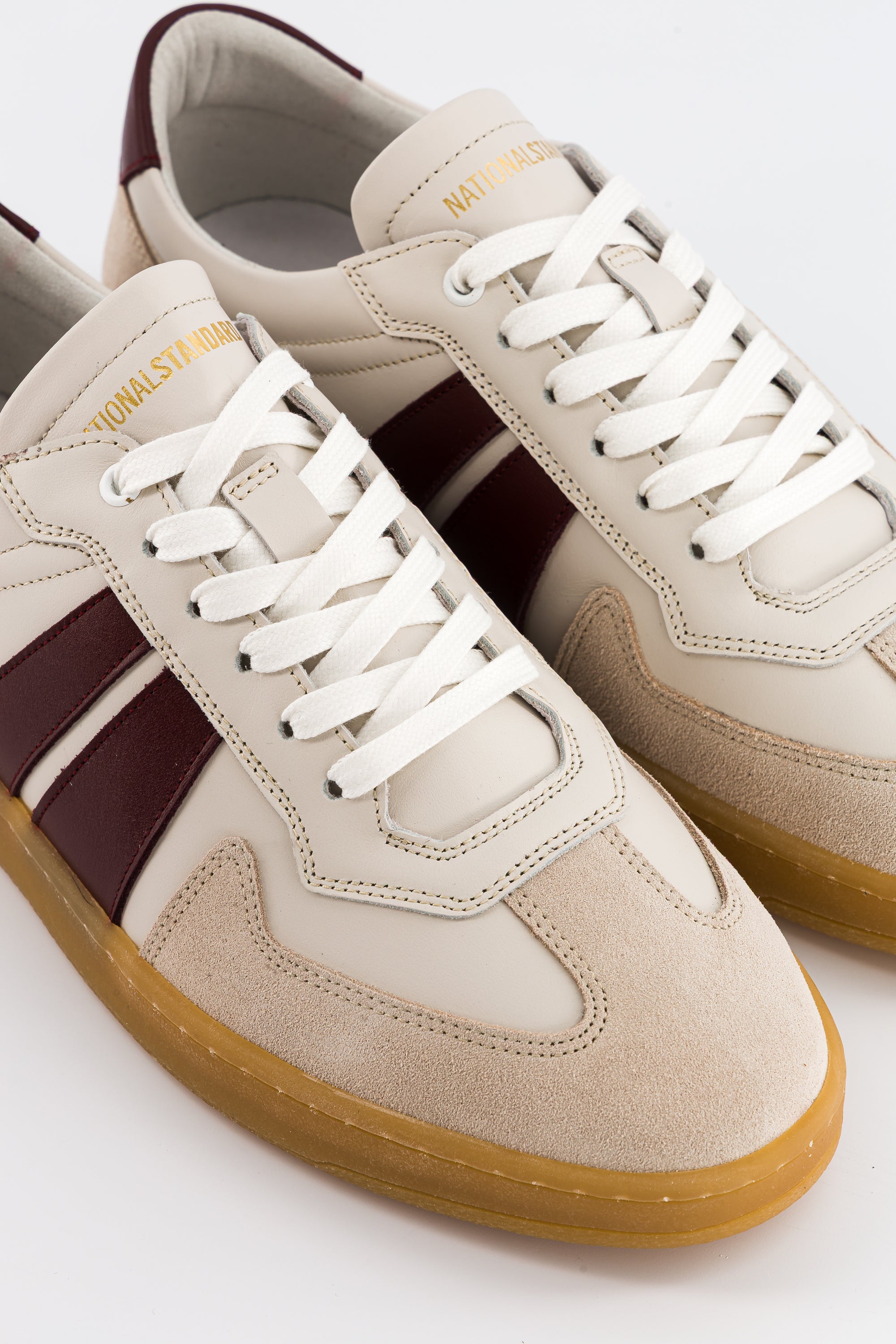 Sneakers Homme EDITION 33 Off White Burgundy