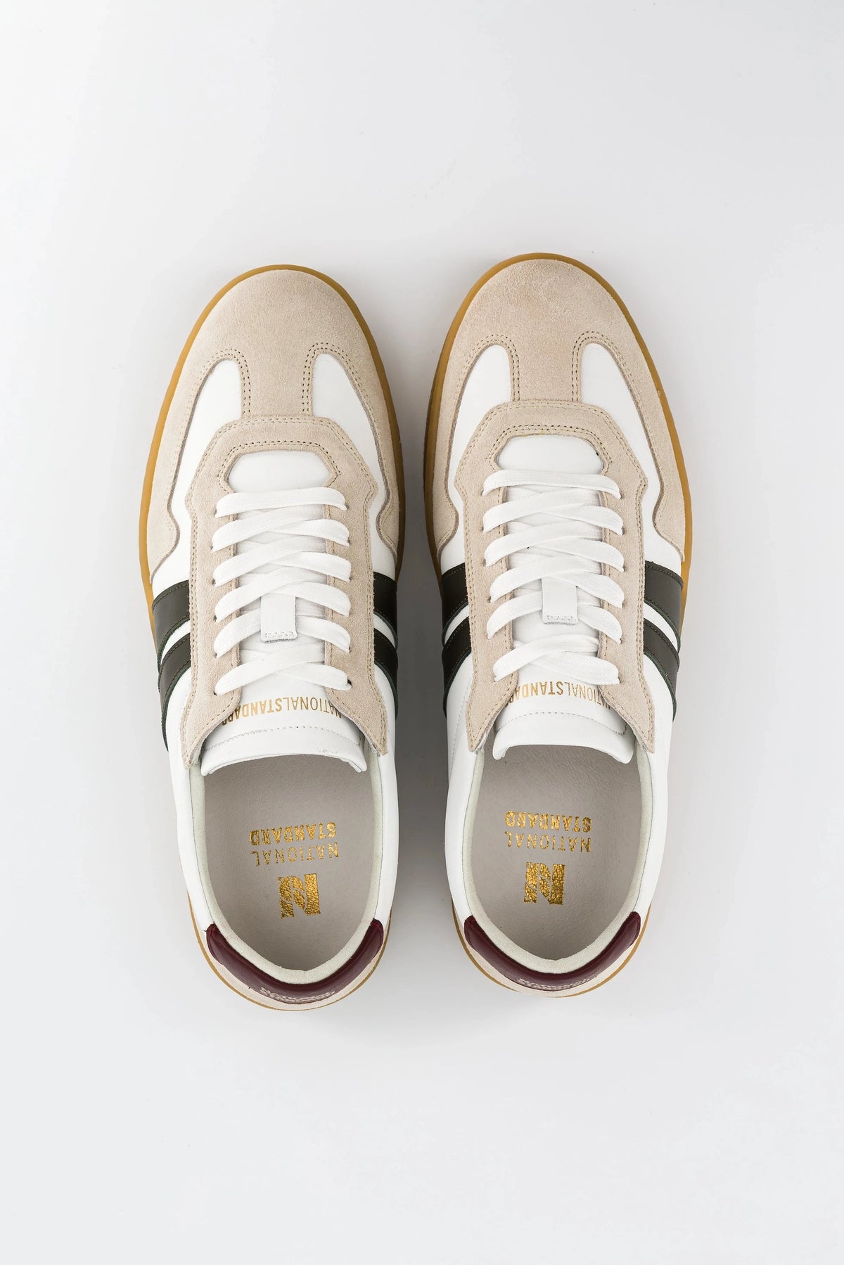 Sneakers Homme EDITION 33 Kaki Bordeaux