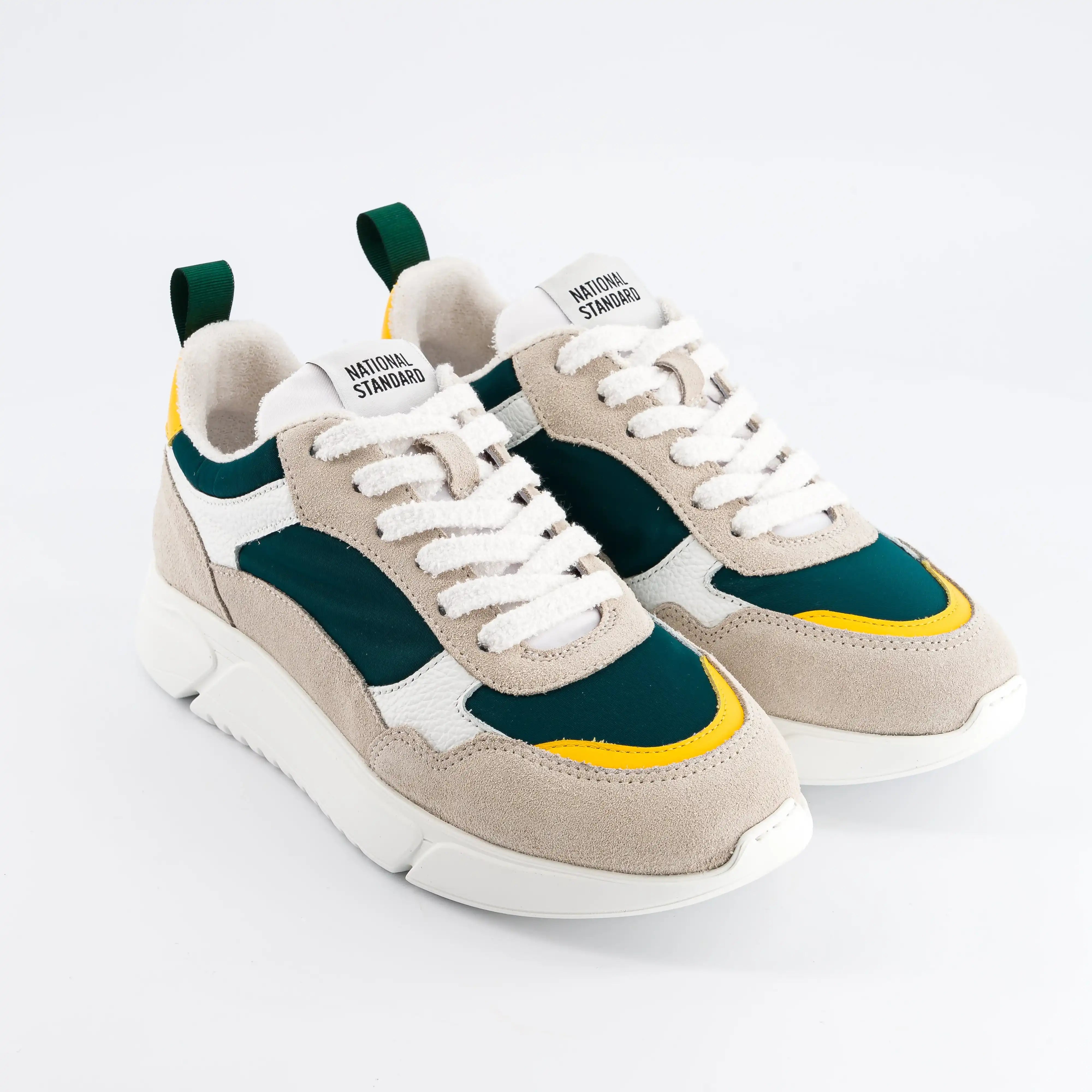 green and yellow womens sneakers