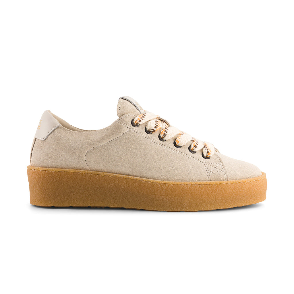 national standard Sneakers basses en cuir veau velours et nappa