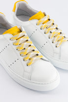 Sneakers Femme EDITION 9 White Yellow Leather.