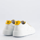 Sneakers Femme EDITION 9 White Yellow Leather.