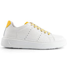 Sneakers Femme EDITION 9 White Yellow Leather.