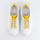 Sneakers Femme EDITION 9 White Yellow Leather.